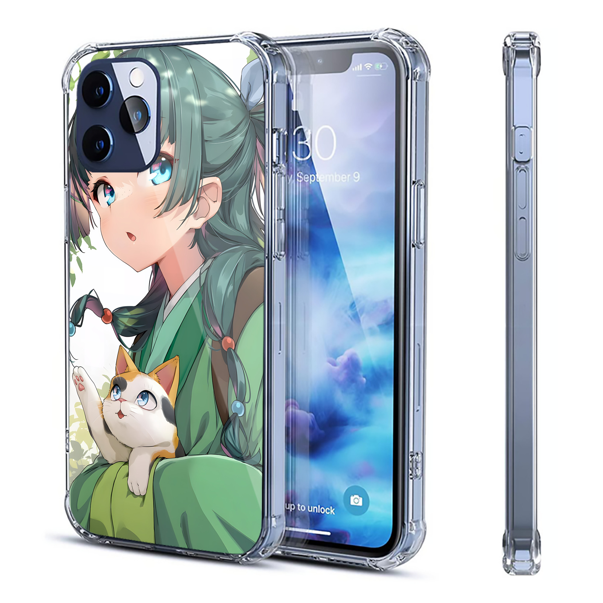 （画像用） 薬屋のひとりごと The Apothecary Diaries 【iPhone 12シリーズ対応】透明スマホケース（クリアソフトケース）